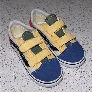 Vans color block- toddler 9